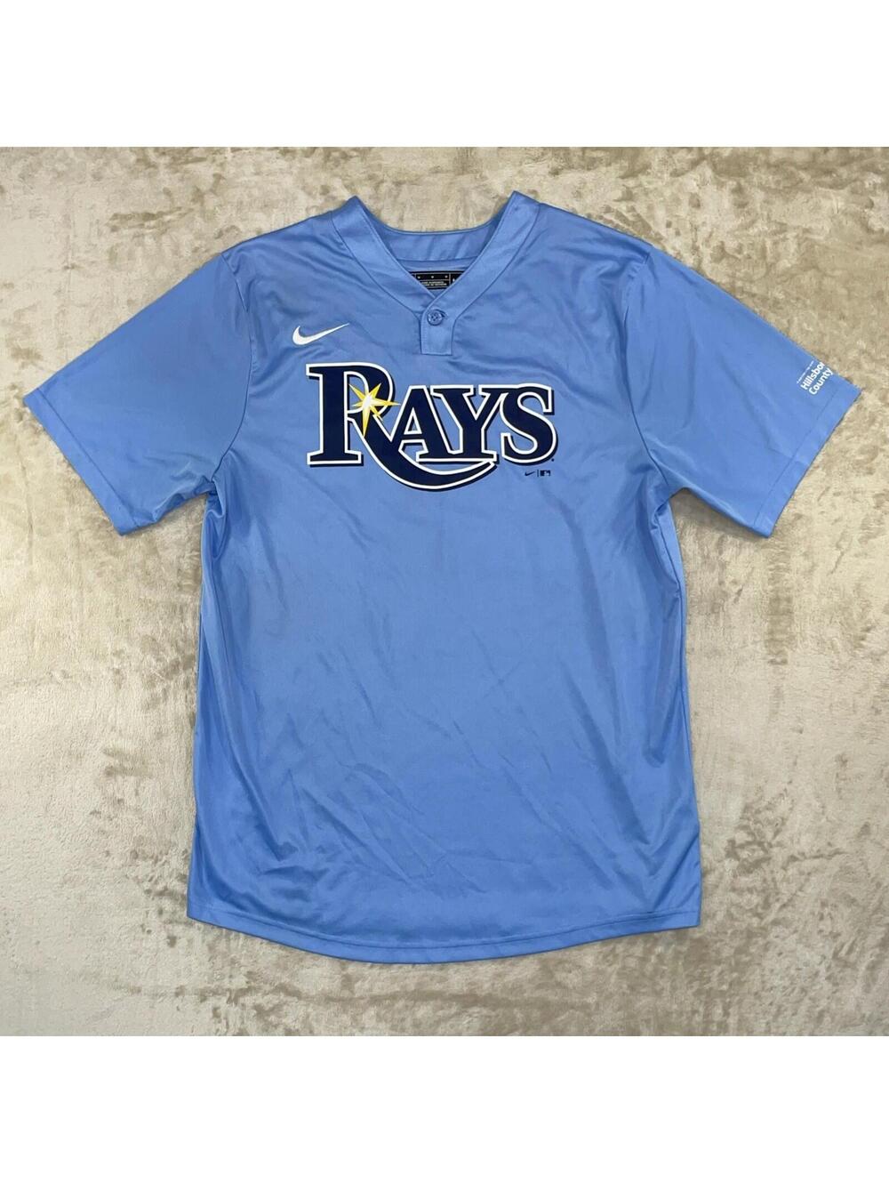 Nike MLB Tampa Bay Rays Antonio Menendez #99 Men's 1-Button Jersey Size Medium
